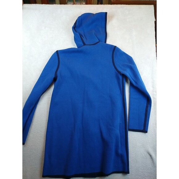 Chico's Zenergy Longline Hooded Jacket Reversible Blue Women’s Small Cardigan - Picture 11 of 11